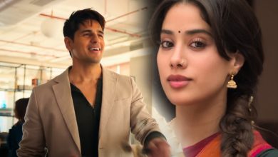 Sidharth Malhotra and Janhvi Kapoor in Param Sundari